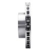611-02009D Slotted Brake Rotor [Silver], 1986-1991 Porsche, Position: Right Front - image 3