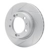 611-02019L Slotted Brake Rotor [Silver], 1987-1995 Porsche, Position: Front Left - image 3