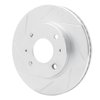 611-03015L Slotted Brake Rotor [Silver], 2001-2003 Kia/Hyundai/Genesis, Position: Front Left - image 2