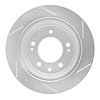 611-03029L Slotted Brake Rotor [Silver], 2009-2016 Kia/Hyundai/Genesis, Position: Rear Left - image 1