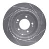 611-03052L Slotted Brake Rotor [Silver], 2016-2021 Kia/Hyundai/Genesis, Position: Rear Left - image 3