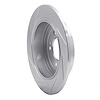611-03052R Slotted Brake Rotor [Silver], 2016-2021 Kia/Hyundai/Genesis, Position: Rear Right - image 1
