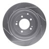 611-03052R Slotted Brake Rotor [Silver], 2016-2021 Kia/Hyundai/Genesis, Position: Rear Right - image 3