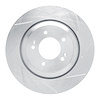 611-03062R Slotted Brake Rotor [Silver], 2019-2021 Kia/Hyundai/Genesis, Position: Rear Right - image 1