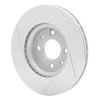 611-07002R Slotted Brake Rotor [Silver], 2009-2019 Mopar, Position: Front Right - image 3