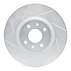 611-07004L Slotted Brake Rotor [Silver], 2012-2019 Mopar, Position: Front Left - image 1