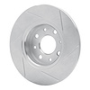 611-07005L Slotted Brake Rotor [Silver], 2013-2019 Mopar, Position: Rear Left - image 1