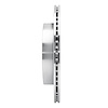 611-11010R Slotted Brake Rotor [Silver], 2005-2016 Land Rover, Position: Rear Right - image 1