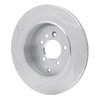 611-11010R Slotted Brake Rotor [Silver], 2005-2016 Land Rover, Position: Rear Right - image 3