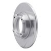 611-13001L Slotted Brake Rotor [Silver], 1985-1991 Subaru, Position: Rear Left - image 3