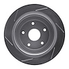 611-13012R Slotted Brake Rotor [Silver], 1992-1997 Subaru, Position: Rear Right - image 1
