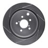 611-13027R Slotted Brake Rotor [Silver], 2014-2018 Subaru, Position: Rear Right - image 2