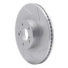 611-13034R Slotted Brake Rotor [Silver], Fits Select Multiple Makes/Models, Position: Front Right - image 2