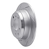611-20007L Slotted Brake Rotor [Silver], 1990-1995 Jaguar, Position: Rear Left - image 1