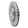 611-20016L Slotted Brake Rotor [Silver], 2000-2006 Jaguar, Position: Front Left - image 3