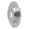 611-21003R Slotted Brake Rotor [Silver], 1998-2003 Kia/Hyundai/Genesis, Position: Rear Right - image 1