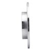 611-21003R Slotted Brake Rotor [Silver], 1998-2003 Kia/Hyundai/Genesis, Position: Rear Right - image 2