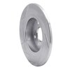 611-21003R Slotted Brake Rotor [Silver], 1998-2003 Kia/Hyundai/Genesis, Position: Rear Right - image 3