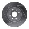 611-21003R Slotted Brake Rotor [Silver], 1998-2003 Kia/Hyundai/Genesis, Position: Rear Right - image 4
