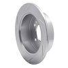 611-21013R Slotted Brake Rotor [Silver], 2010-2013 Kia/Hyundai/Genesis, Position: Rear Right - image 2