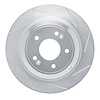 611-21041R Slotted Brake Rotor [Silver], Fits Select Kia/Hyundai/Genesis, Position: Rear Right - image 1