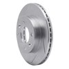 611-23002L Slotted Brake Rotor [Silver], 1983-1985 Renault, Position: Front Left - image 4