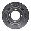 611-27027L Slotted Brake Rotor [Silver], 2000-2007 Multiple Makes/Models, Position: Rear Left - image 1