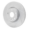 611-27041L Slotted Brake Rotor [Silver], 2007-2018 Multiple Makes/Models, Position: Front Left - image 3