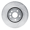 611-27042L Slotted Brake Rotor [Silver], 2007-2018 Multiple Makes/Models, Position: Front Left - image 1