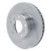 611-31020L Slotted Brake Rotor [Silver], 1987-1995 BMW, Position: Front Left - image 2