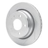 611-31025L Slotted Brake Rotor [Silver], 1988-1994 BMW, Position: Rear Left - image 2