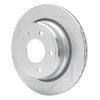 611-31025L Slotted Brake Rotor [Silver], 1988-1994 BMW, Position: Rear Left - image 3