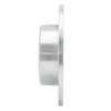611-31026L Slotted Brake Rotor [Silver], 1988-1991 BMW, Position: Rear Left - image 4