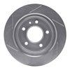 611-31026R Slotted Brake Rotor [Silver], 1988-1991 BMW, Position: Rear Right - image 3