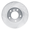 611-31027L Slotted Brake Rotor [Silver], 1991-2006 BMW, Position: Front Left - image 1
