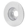 611-31065L Slotted Brake Rotor [Silver], 2004-2010 BMW, Position: Front Left - image 3