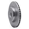 611-31097R Slotted Brake Rotor [Silver], 2011-2019 BMW, Position: Front Right - image 1