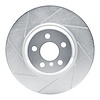 611-31130L Slotted Brake Rotor [Silver], Fits Select Multiple Makes/Models, Position: Rear Left - image 1