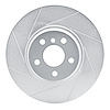 611-31171L Slotted Brake Rotor [Silver], Fits Select Multiple Makes/Models, Position: Front Left - image 1