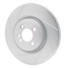 611-32008L Slotted Brake Rotor [Silver], 2009-2014 Mini, Position: Front Left - image 3