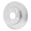 611-32017L Slotted Brake Rotor [Silver], 2014-2021 Mini, Position: Front Left - image 1