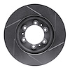 611-37008L Slotted Brake Rotor [Silver], 1992-2002 Multiple Makes/Models, Position: Front Left - image 1