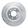 611-40013L Slotted Brake Rotor [Silver], 1992-2002 Mopar, Position: Front Left - image 1