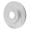 611-40024L Slotted Brake Rotor [Silver], 2007-2017 Multiple Makes/Models, Position: Front Left - image 1