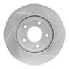 611-40024L Slotted Brake Rotor [Silver], 2007-2017 Multiple Makes/Models, Position: Front Left - image 2