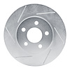 611-40046L Slotted Brake Rotor [Silver], 1984-1995 Mopar, Position: Front Left - image 1