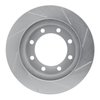 611-40047L Slotted Brake Rotor [Silver], 1980-1993 Mopar, Position: Front Left - image 2