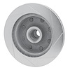 611-40054L Slotted Brake Rotor [Silver], 1973-1977 Mopar, Position: Front Left - image 1