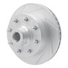 611-40054L Slotted Brake Rotor [Silver], 1973-1977 Mopar, Position: Front Left - image 4