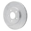 611-40080L Slotted Brake Rotor [Silver], 1996-2000 Mopar, Position: Front Left - image 2